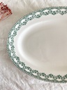 Plat ovale Boch Carlotta