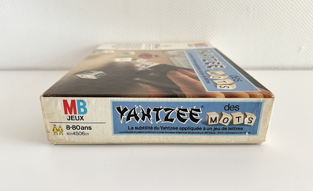 Jeu Yahtzee des mots - MB 1979