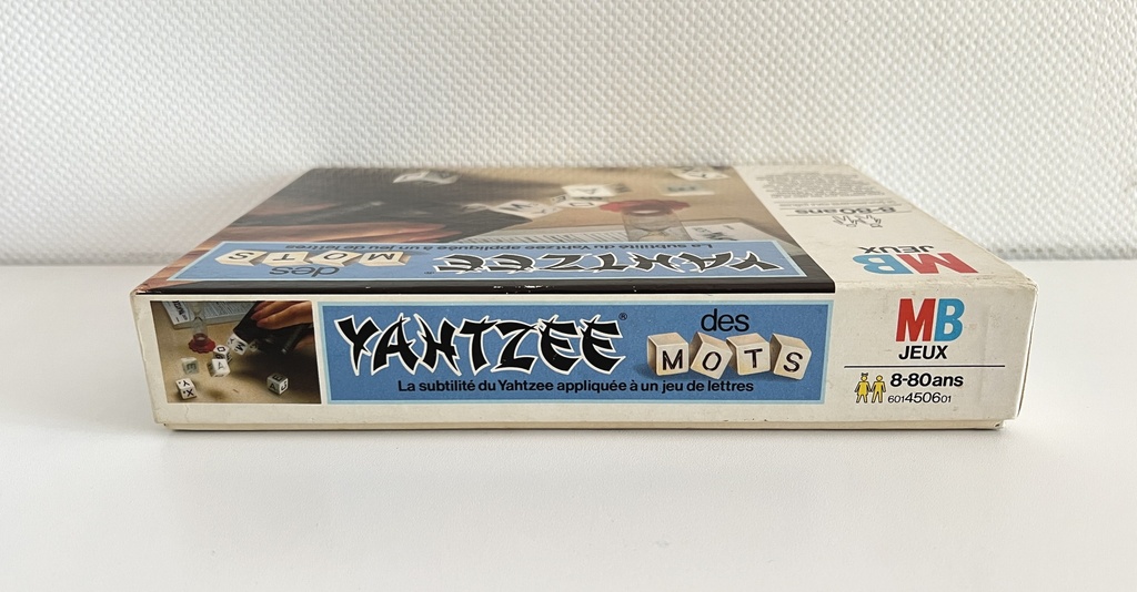 Jeu Yahtzee des mots - MB 1979