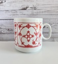 Tasse Bavaria Seltmann Weiden décor Saxe rouge