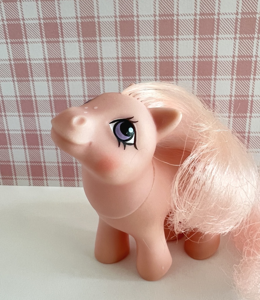 Figurine Mon Petit Poney Bébé Rose (Baby Cotton Candy) G1
