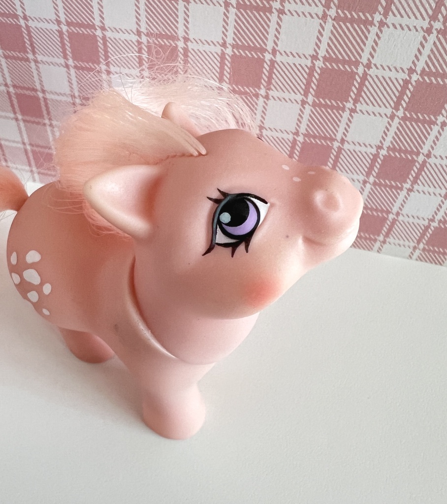 Figurine Mon Petit Poney Bébé Rose (Baby Cotton Candy) G1