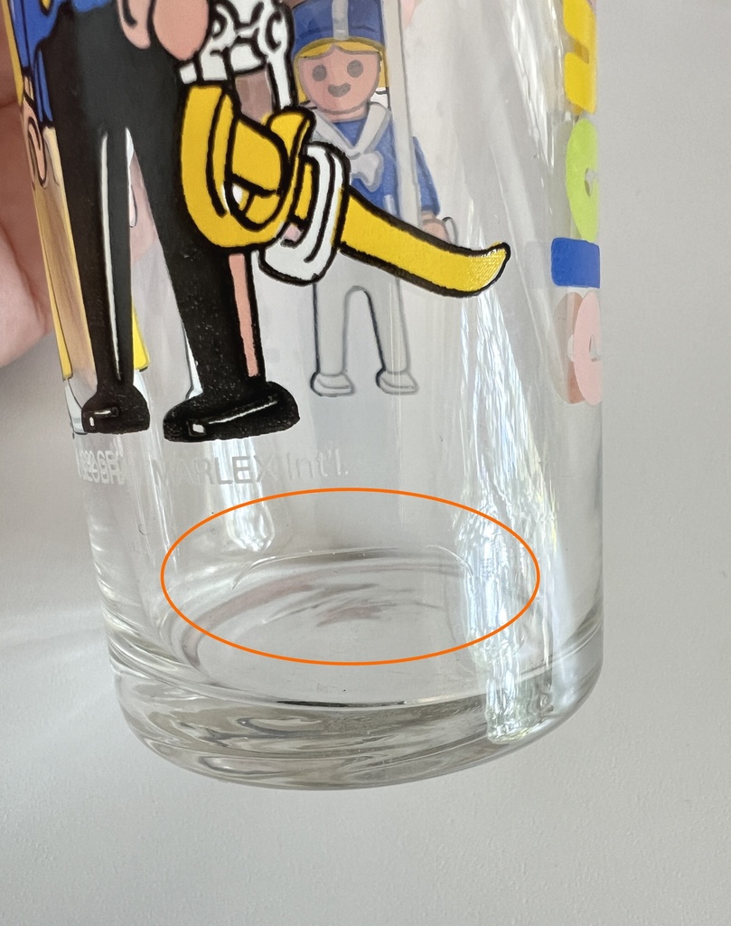 Verre Playmobil - 1992