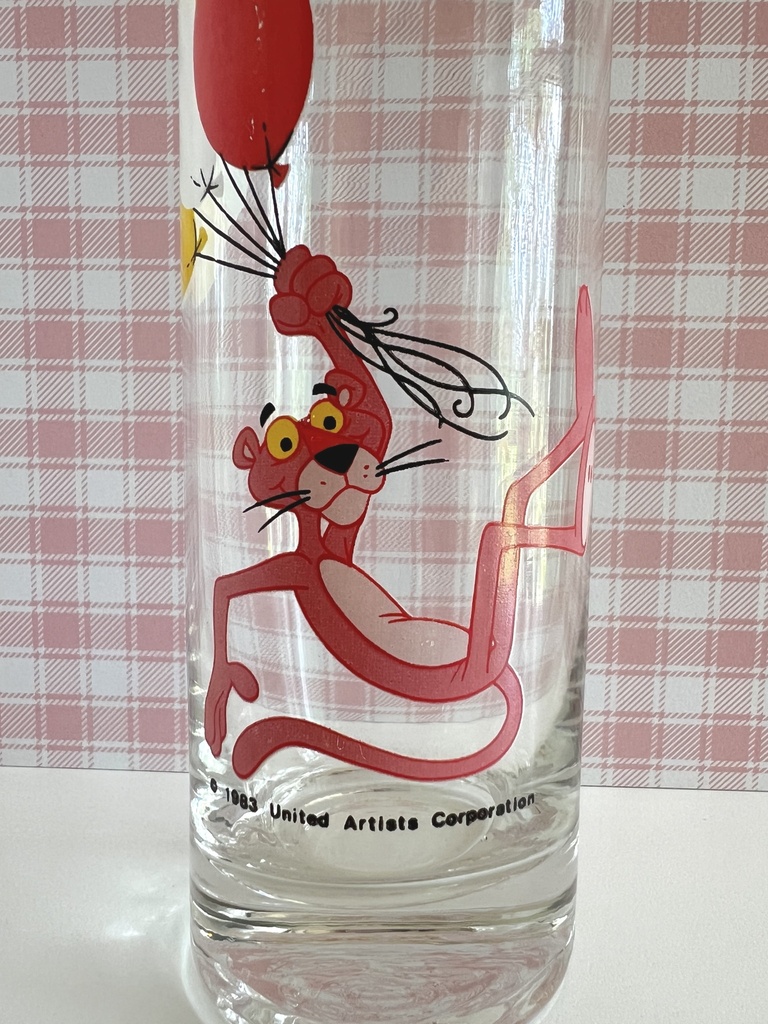 Verre long drink La panthère rose - 1983