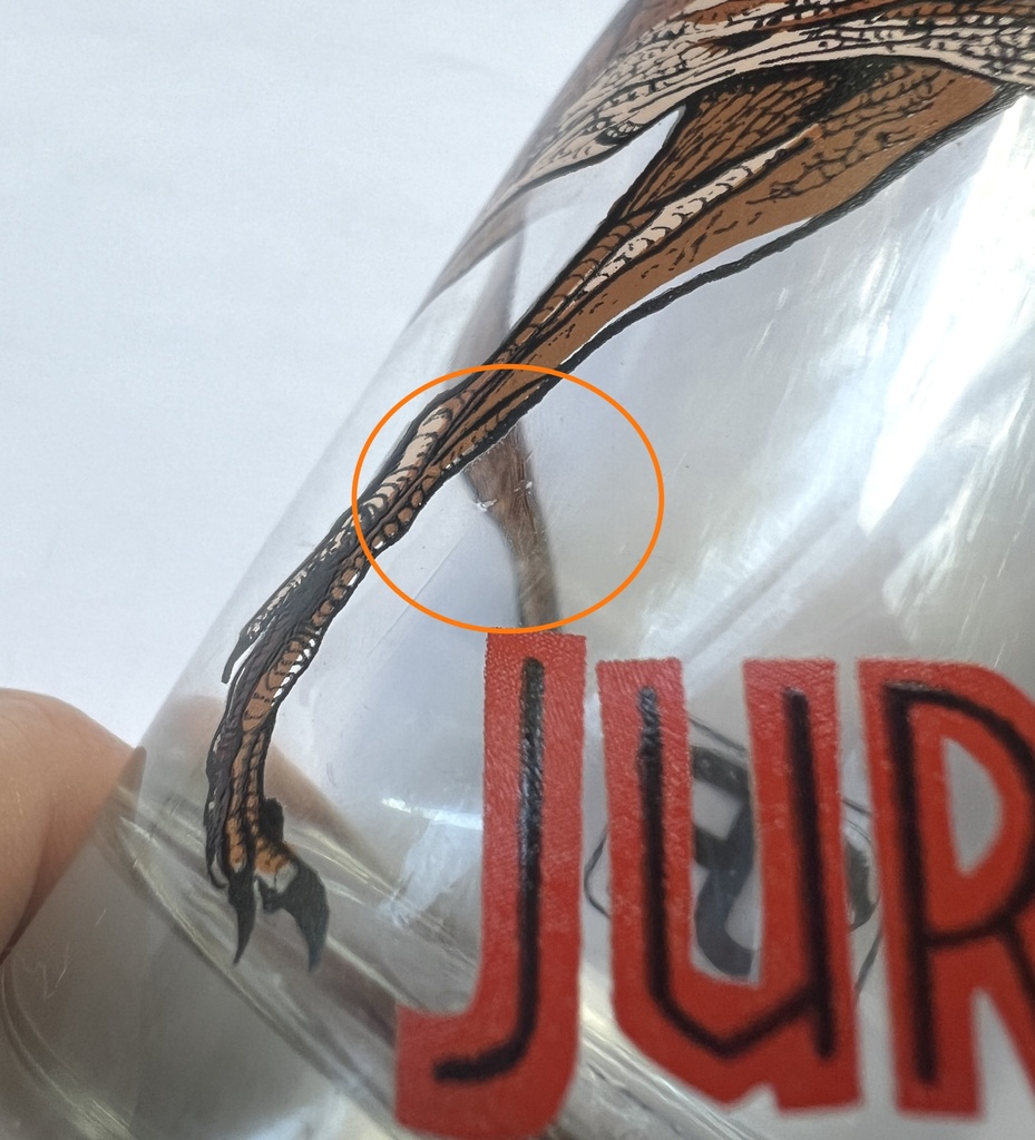 Verre long drink Jurassic Park - 1992