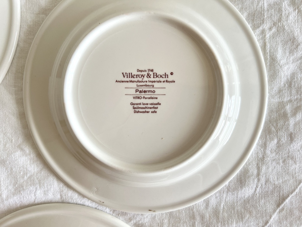 Lot de 4 assiettes à pain Villeroy & Boch Palermo