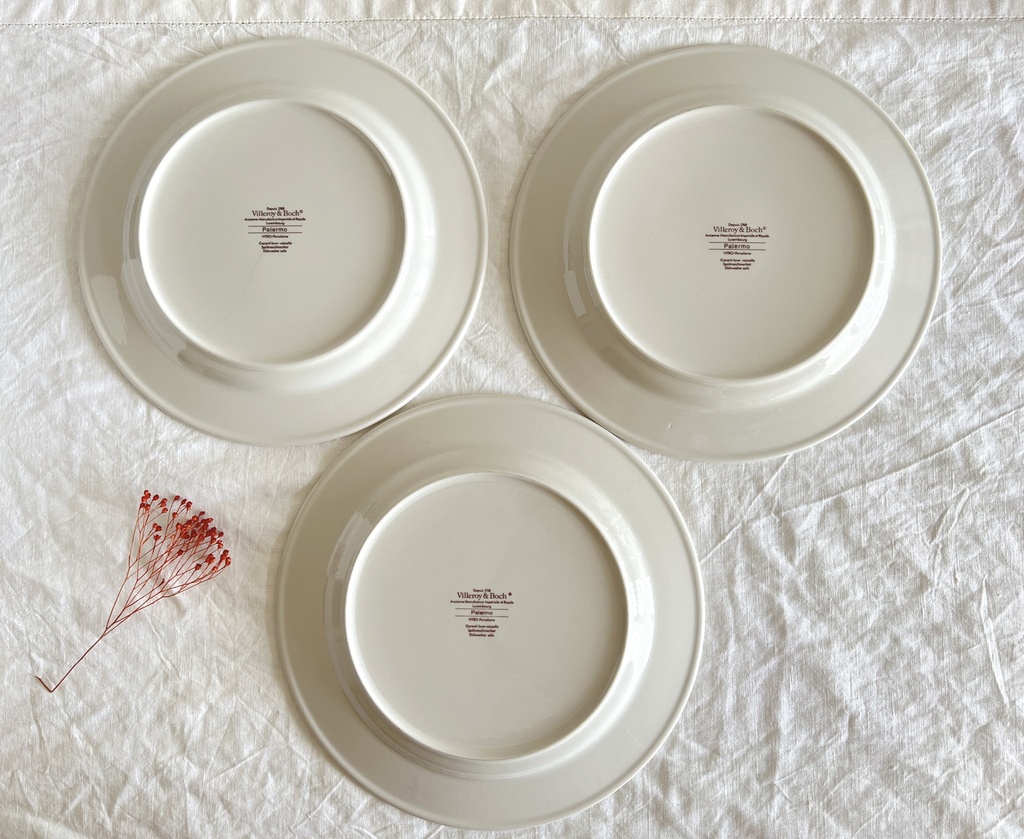 Lot de 4 assiettes plates Villeroy & Boch Palermo