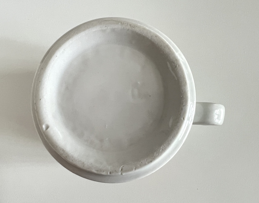Lot de 2 tasses fleuries dans les tons orange Bavaria