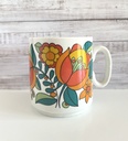 Lot de 2 tasses fleuries dans les tons orange Bavaria