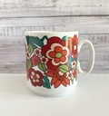 Lot de 2 tasses fleuries dans les tons rouges Bavaria