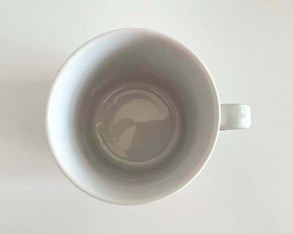Lot de 2 tasses fleuries dans les tons rouges Bavaria