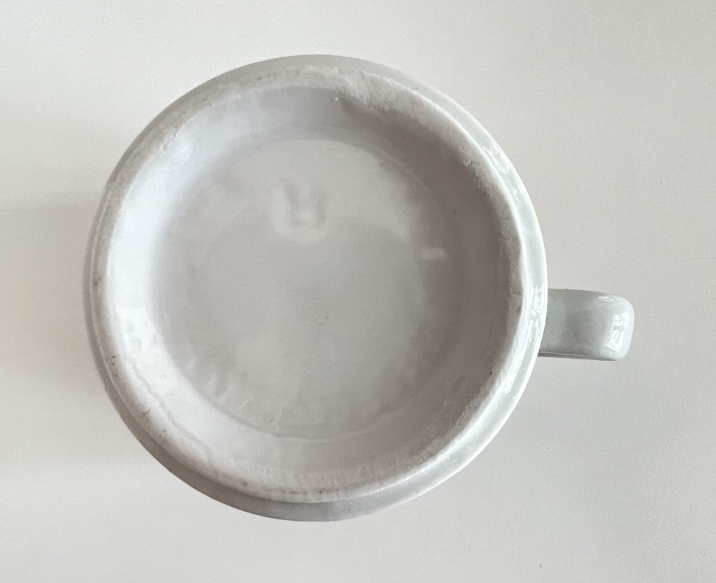 Lot de 2 tasses fleuries dans les tons rouges Bavaria