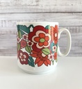 Lot de 2 tasses fleuries dans les tons rouges Bavaria