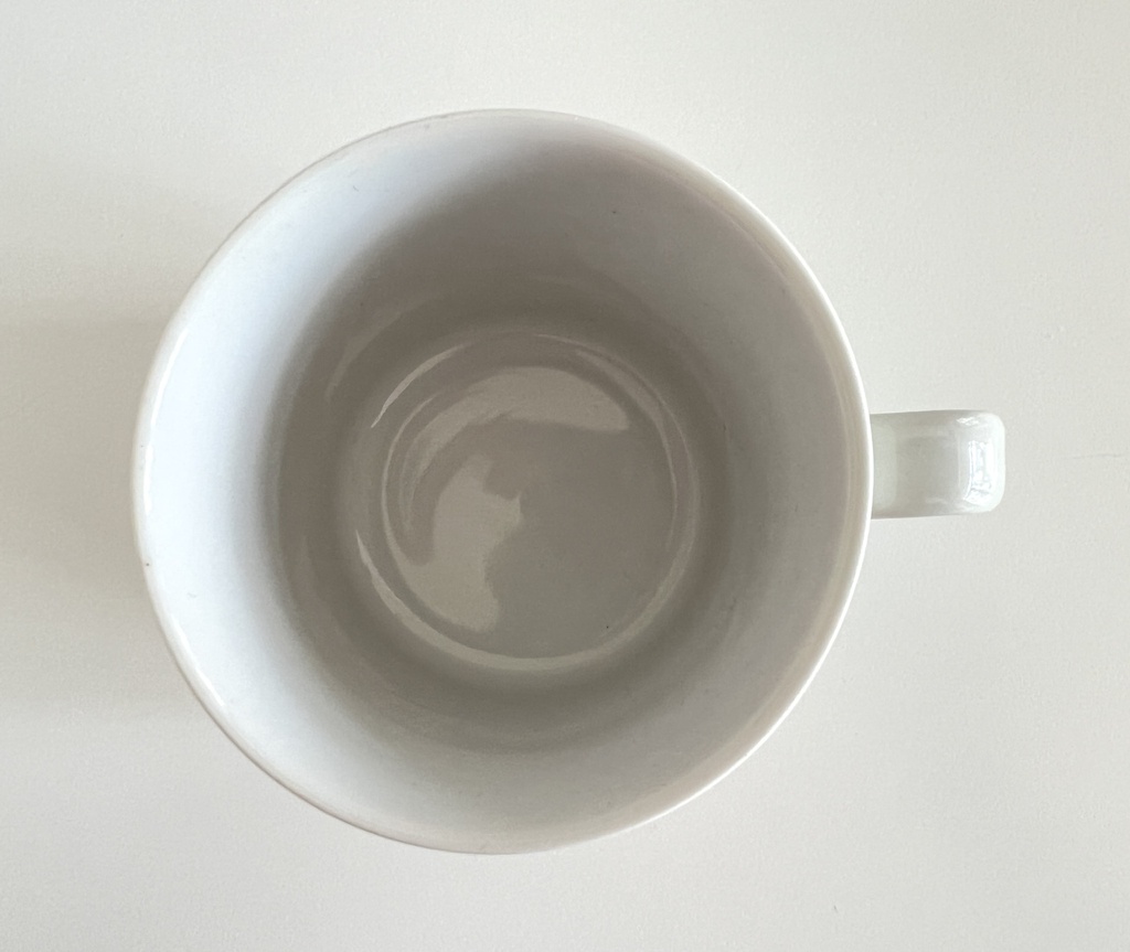 Lot de 2 tasses fleuries dans les tons rouges Bavaria