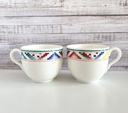 Lot de 2 tasses et sous-tasses Villeroy & Boch Indian Look