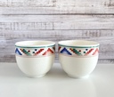 Lot de 2 tasses et sous-tasses Villeroy & Boch Indian Look