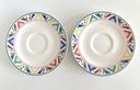 Lot de 2 tasses et sous-tasses Villeroy & Boch Indian Look