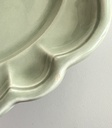 Lot de 4 assiettes à dessert vert menthe