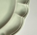 Lot de 4 assiettes à dessert vert menthe