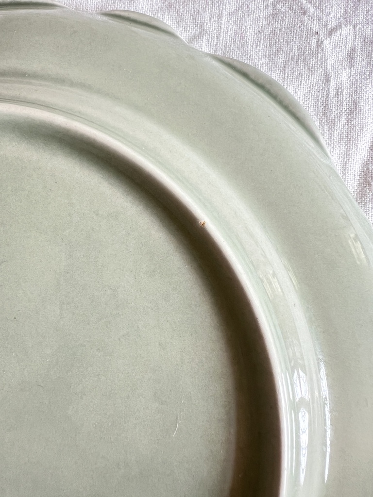 Lot de 4 assiettes à dessert vert menthe