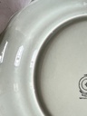 Lot de 4 assiettes plates vert menthe