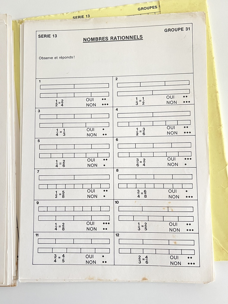 Livret Lexidata Mathématiques pour enfants de 7 à 9 ans