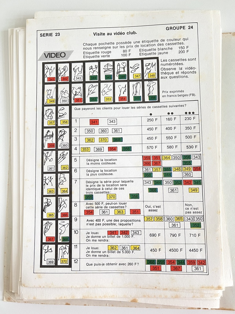 Livret Lexidata Mathématiques pour enfants de 9 à 10 ans