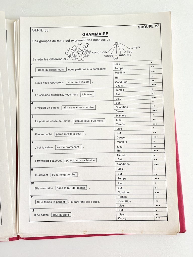 Livret Lexidata Français-éveil pour enfants de 10 à 11 ans