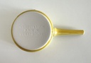 Chauffe-beurre jaune pastel avec couvercle fleuri Villeroy & Boch