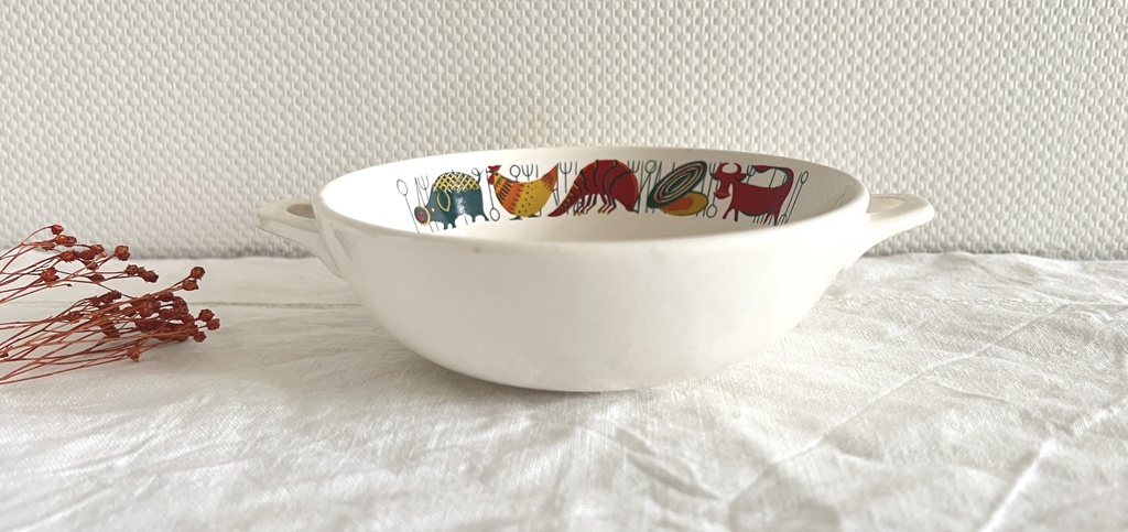 Bol à anses Villeroy & Boch motif animaux