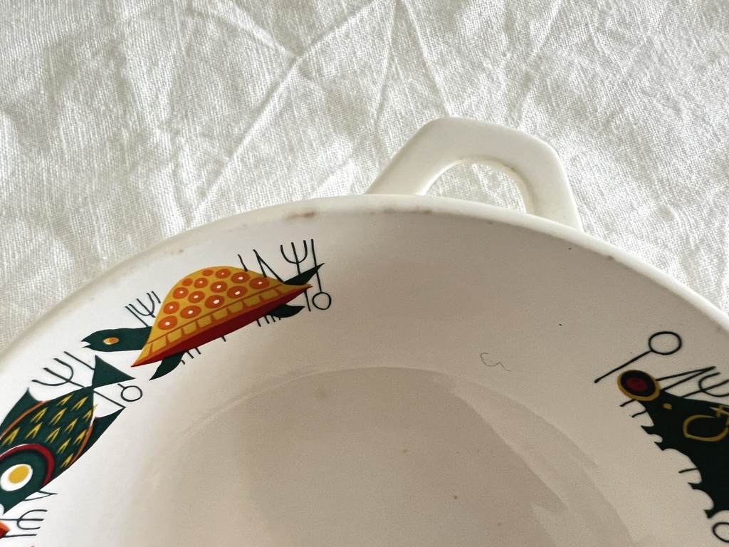 Bol à anses Villeroy & Boch motif animaux