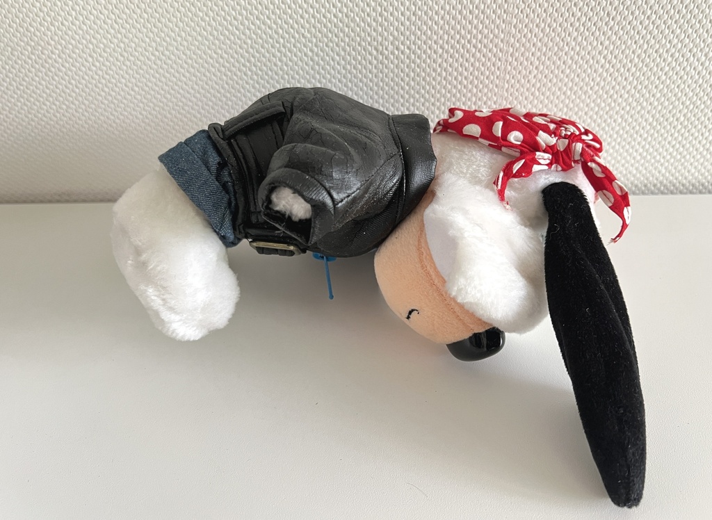 Peluche Droopy motard - 1995