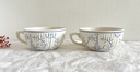 Lot de 4 tasses Royal Boch Copenhague