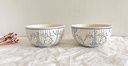 Lot de 4 tasses Royal Boch Copenhague