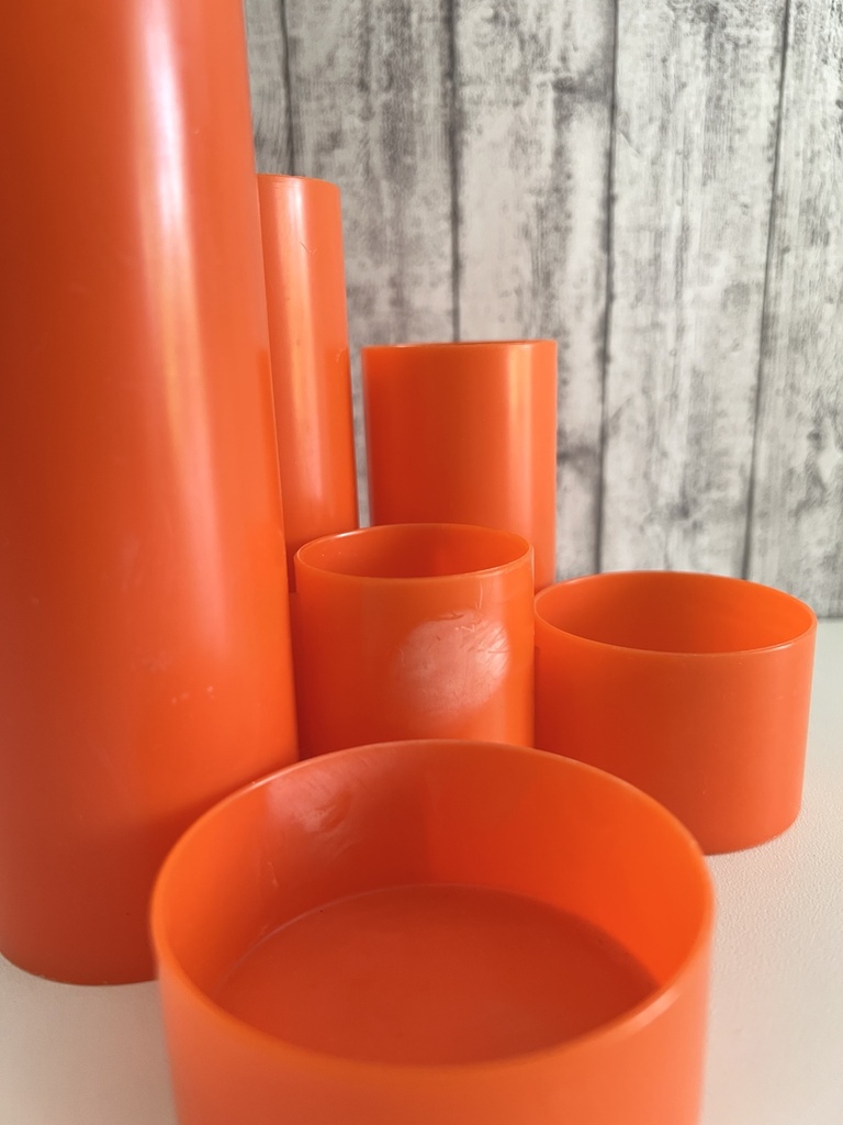 Organiseur de bureau tube en plastique