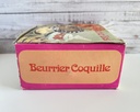 Beurrier coquille / coupelle à caviar bleu cobalt