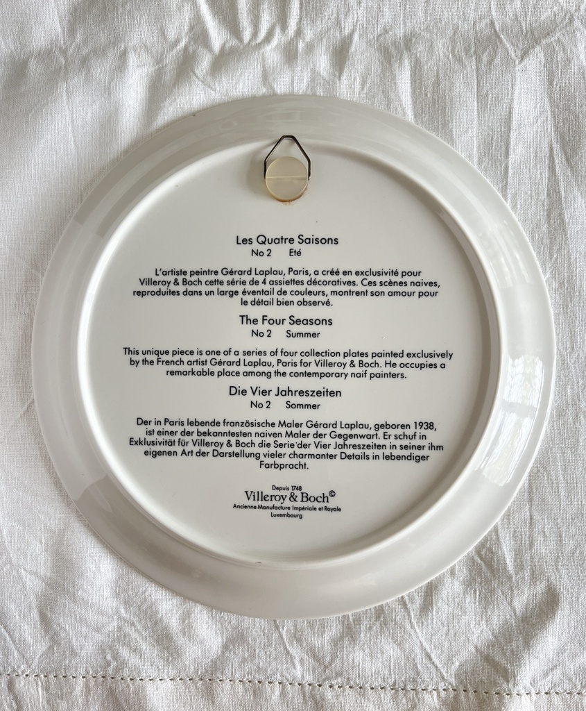 Assiette Les Quatre Saisons Villeroy & Boch