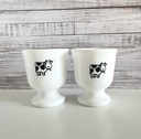 Lot de 2 coquetiers Luminarc La vache qui regarde passer les trains