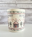 Tasse Home Sweet Home en point de croix Staffordshire