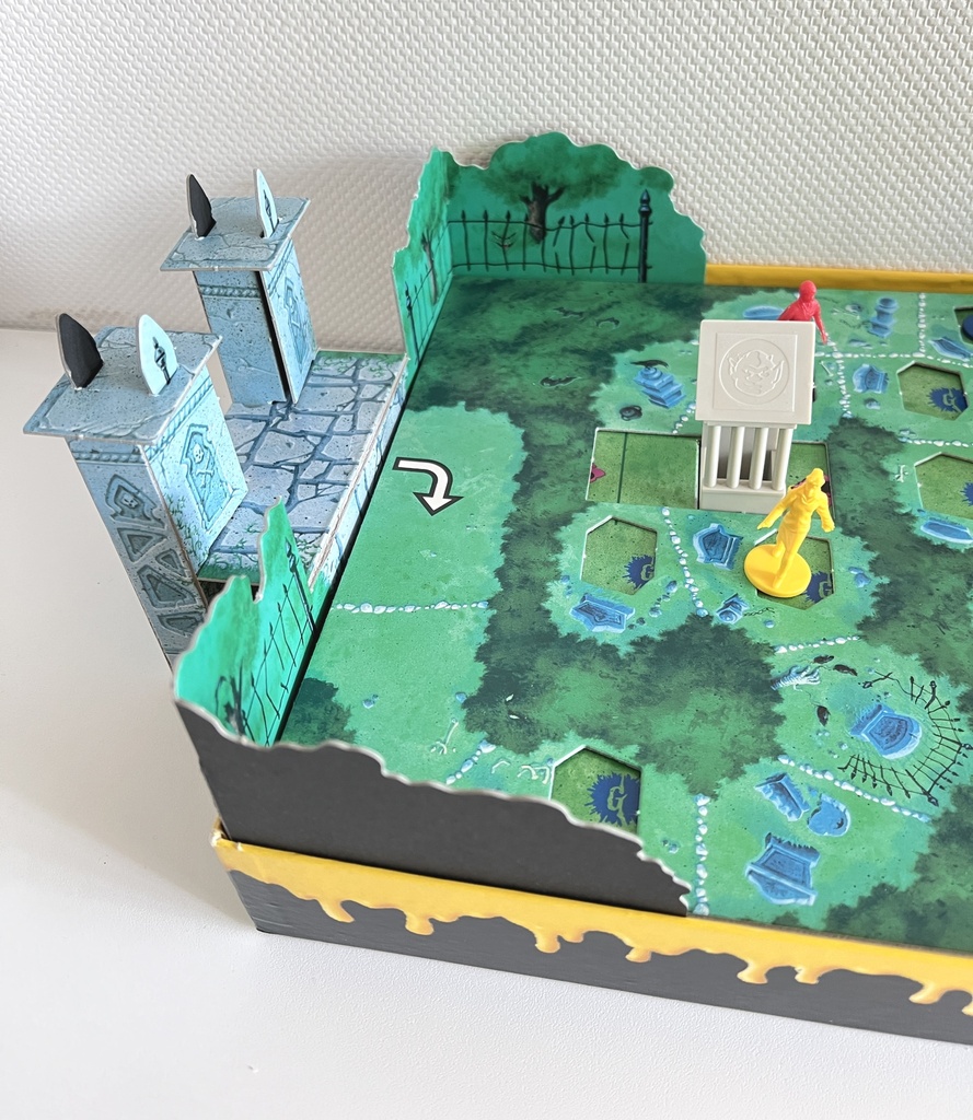 Jeu de société Chair de poule Terreur au Cimetière - 1996