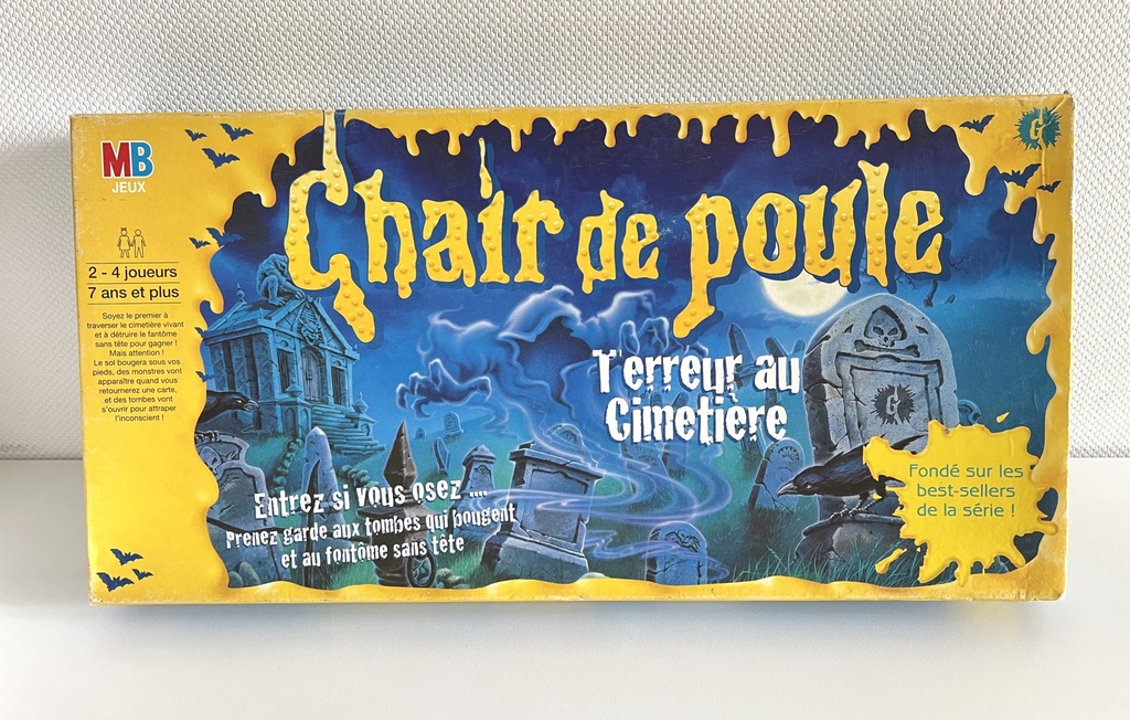 Jeu de société Chair de poule Terreur au Cimetière - 1996