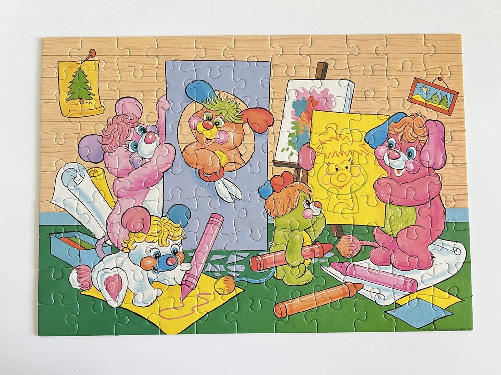 Puzzle Popples - play time 1986