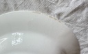 Lot de 4 assiettes creuses à bord vert pastel Zik Konakovo