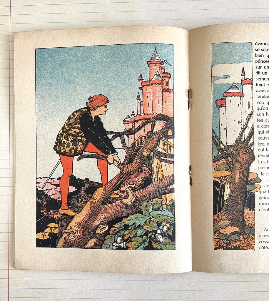 Ancien livre La Belle au bois dormant