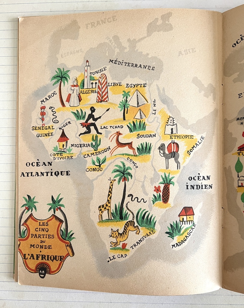 Ancien livre Petite géographie pour les enfants sages