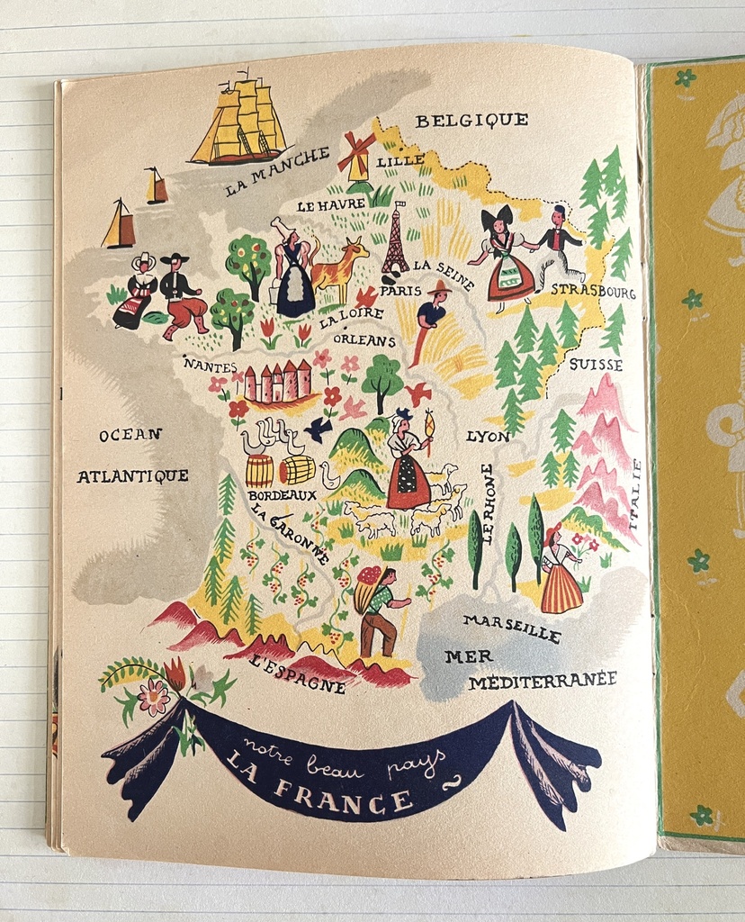 Ancien livre Petite géographie pour les enfants sages