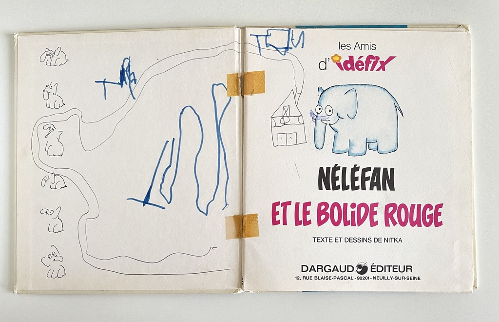 Livre Néléfan et le bolide rouge