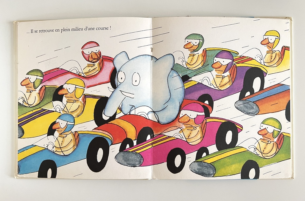 Livre Néléfan et le bolide rouge