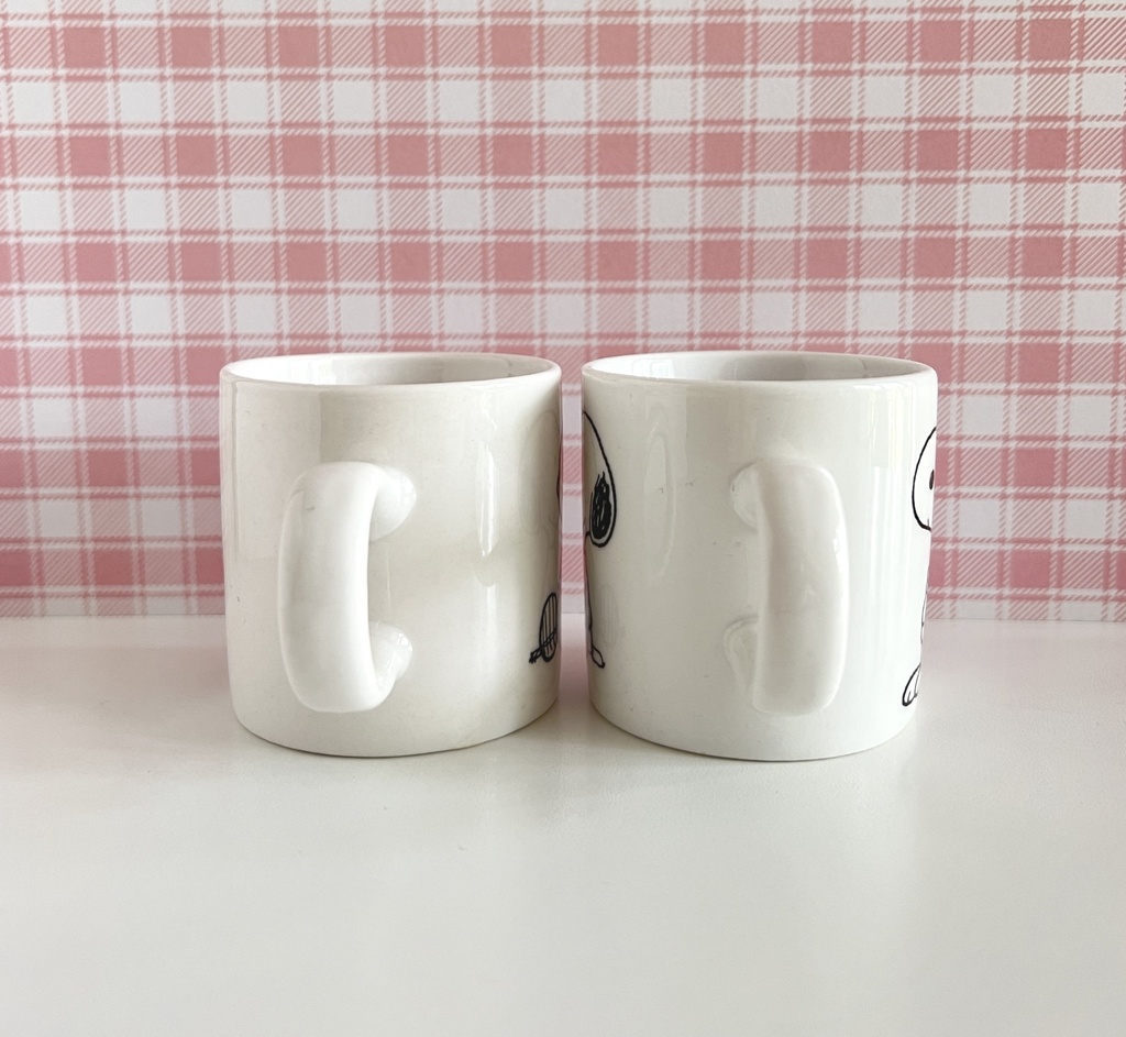Duo de tasses Charlie Brown et Snoopy