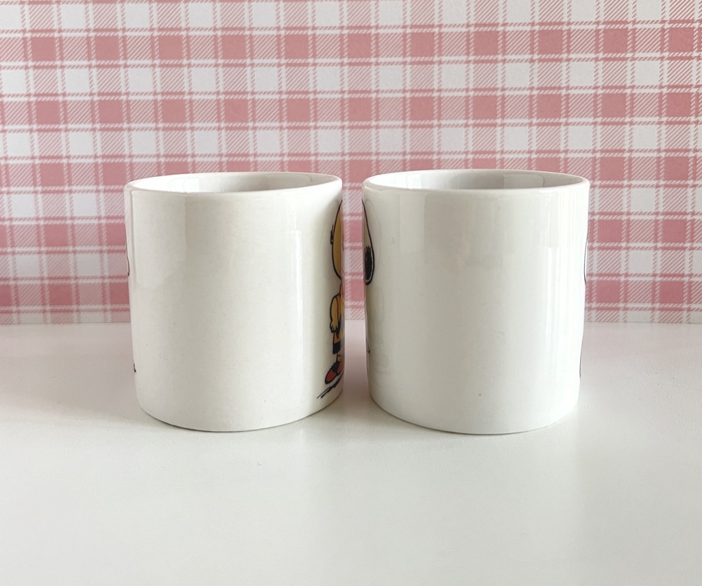 Duo de tasses Charlie Brown et Snoopy